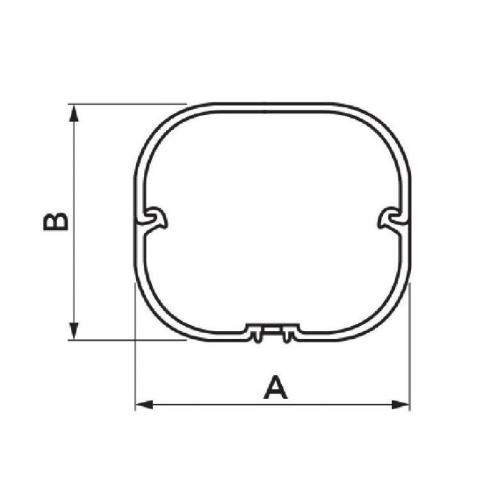 Canal mascare cu pelicula de protectie STANDARD EXCELLENS T60-EXCP NEW 60X55X2000mm TC- SCD100099