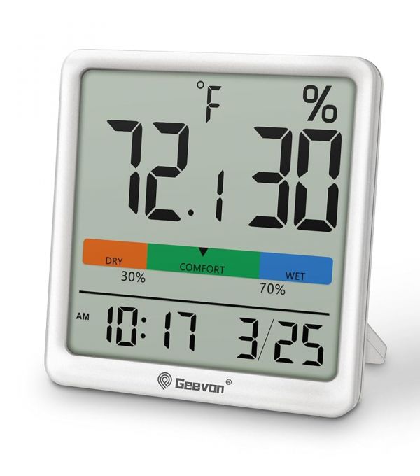 Termometru & Higrometru Digital Geevon Alb