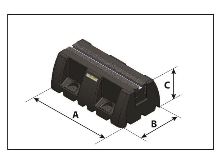 Bază de podea antivibrație din cauciuc vulcanizat SBR EXTREME 8” 600 11105064