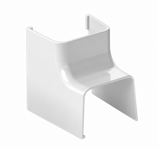 Curba unghi interior CANALPLAST   65 - Alb RAL 9010