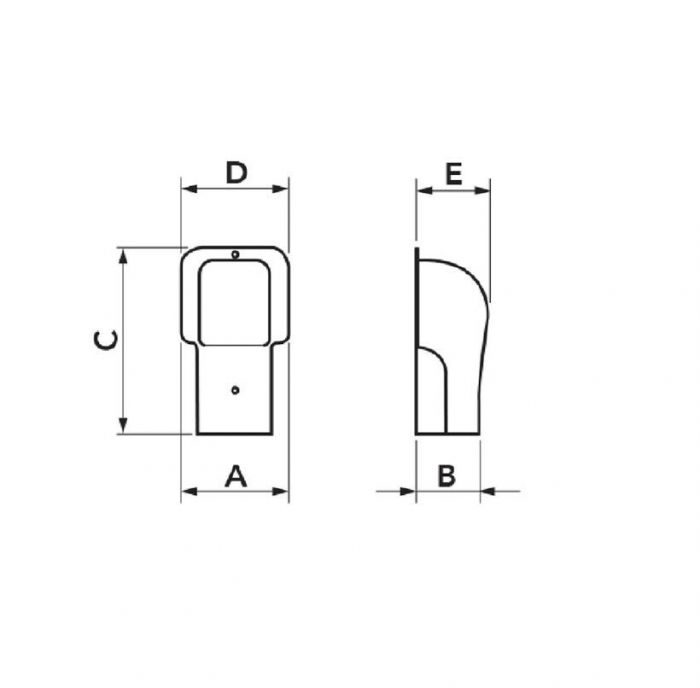 Terminatie cu cot 90 de grade TM 60-EXC NEW LINE TC - N11124160