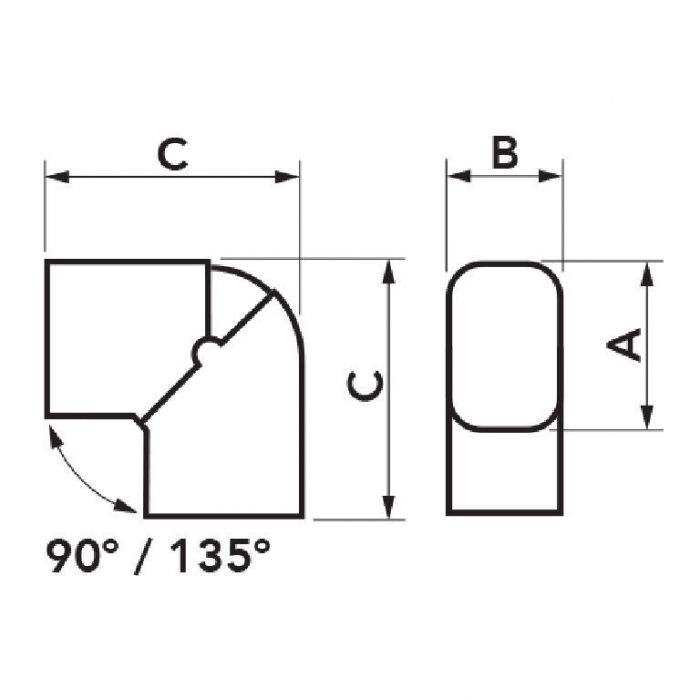 Curba reglabila canal EXCELLENS CPS 60-EXC NEW LINE TC - N11121111