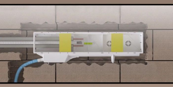 Cutie de instalare incasabila ELISYUM HYDRONIC ELITE cu tava de condens pentru AC SCD200002