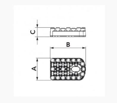 Kit anti-vibrații HS pentru baze de podea SCC500004