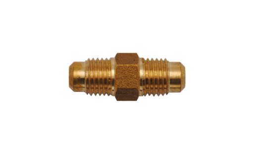 Racord drept din alama 1/4" × 1/4"