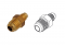 Racord drept din alama 1/4" × 3/8"