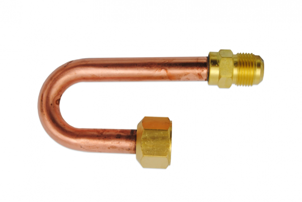 Racord din cupru M-F 1/4", intoarcere 180°